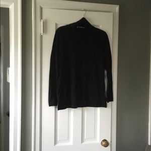 Ann Taylor Loft Lightweight Black Turtleneck